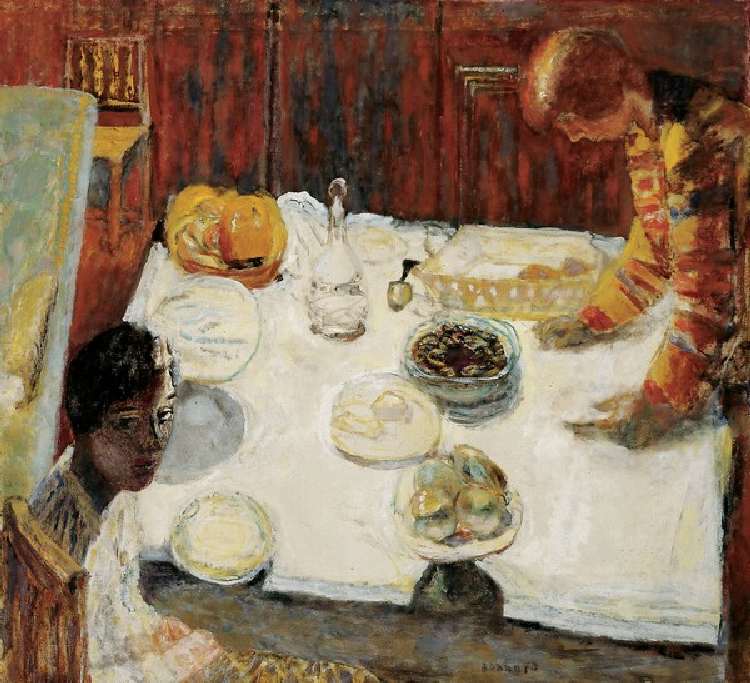 Das weisse Tischtuch (Das Esszimmer) à Pierre Bonnard