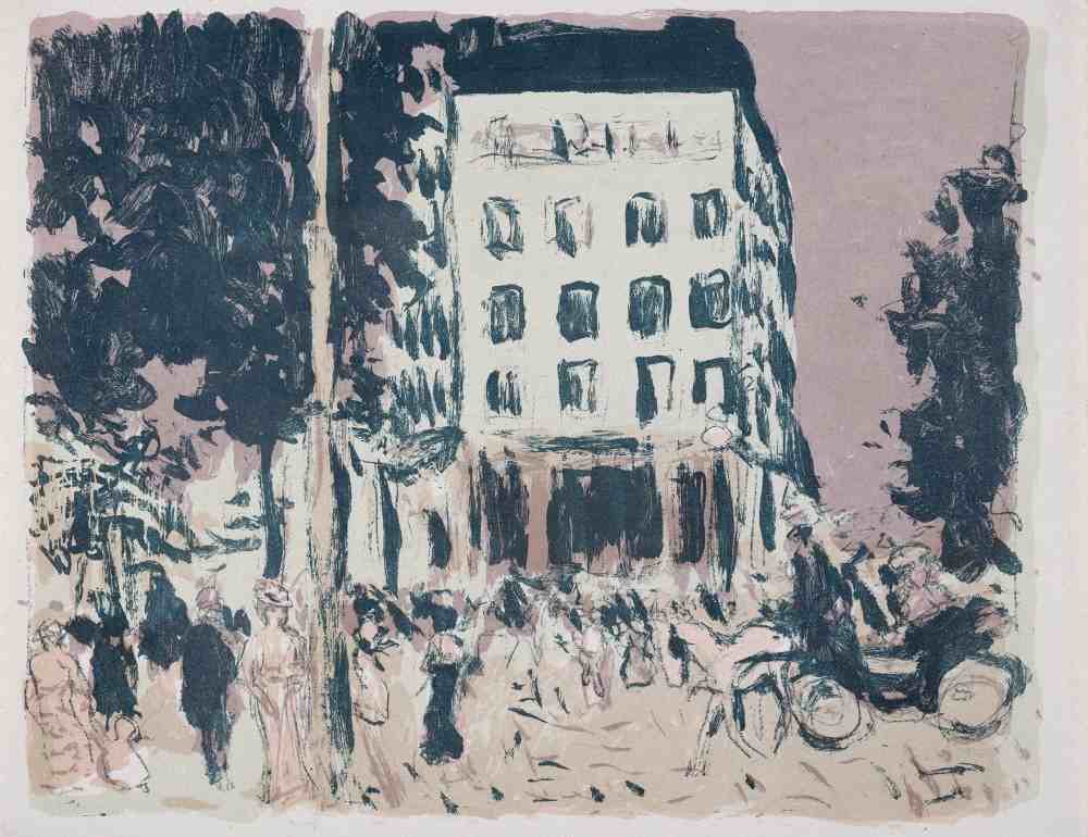 Le Boulevard à Pierre Bonnard