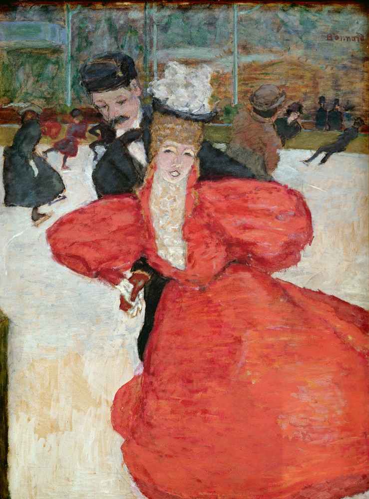 The Ice Rink or The Skaters à Pierre Bonnard