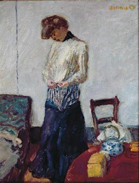 A Woman Undressing