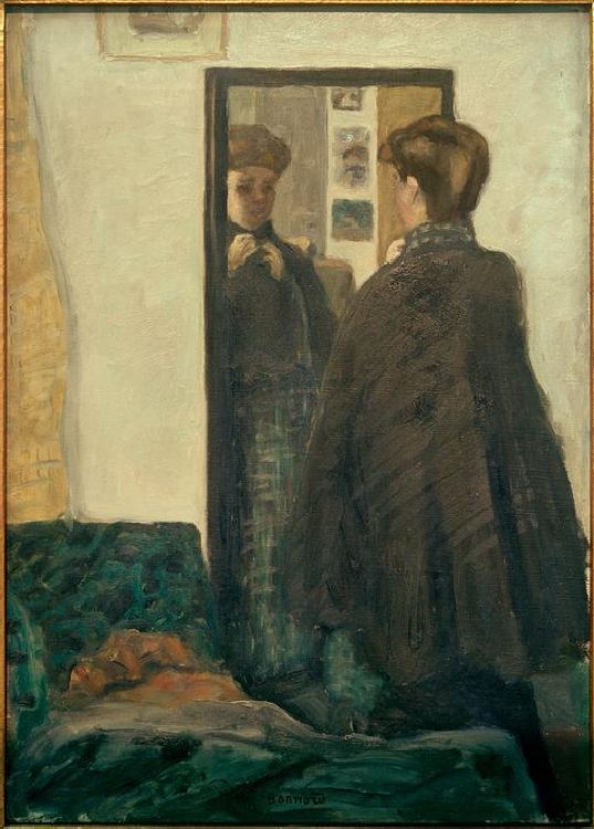 Frau vor dem Spiegel à Pierre Bonnard