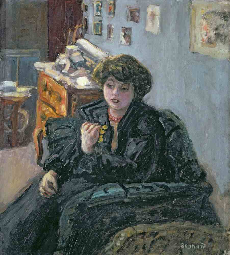 Young Woman in an Interior à Pierre Bonnard