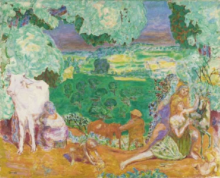 La Symphonie pastorale (Landschaft) à Pierre Bonnard