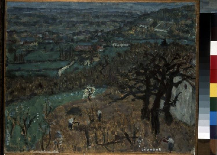 Landschaft in Dauphiné à Pierre Bonnard