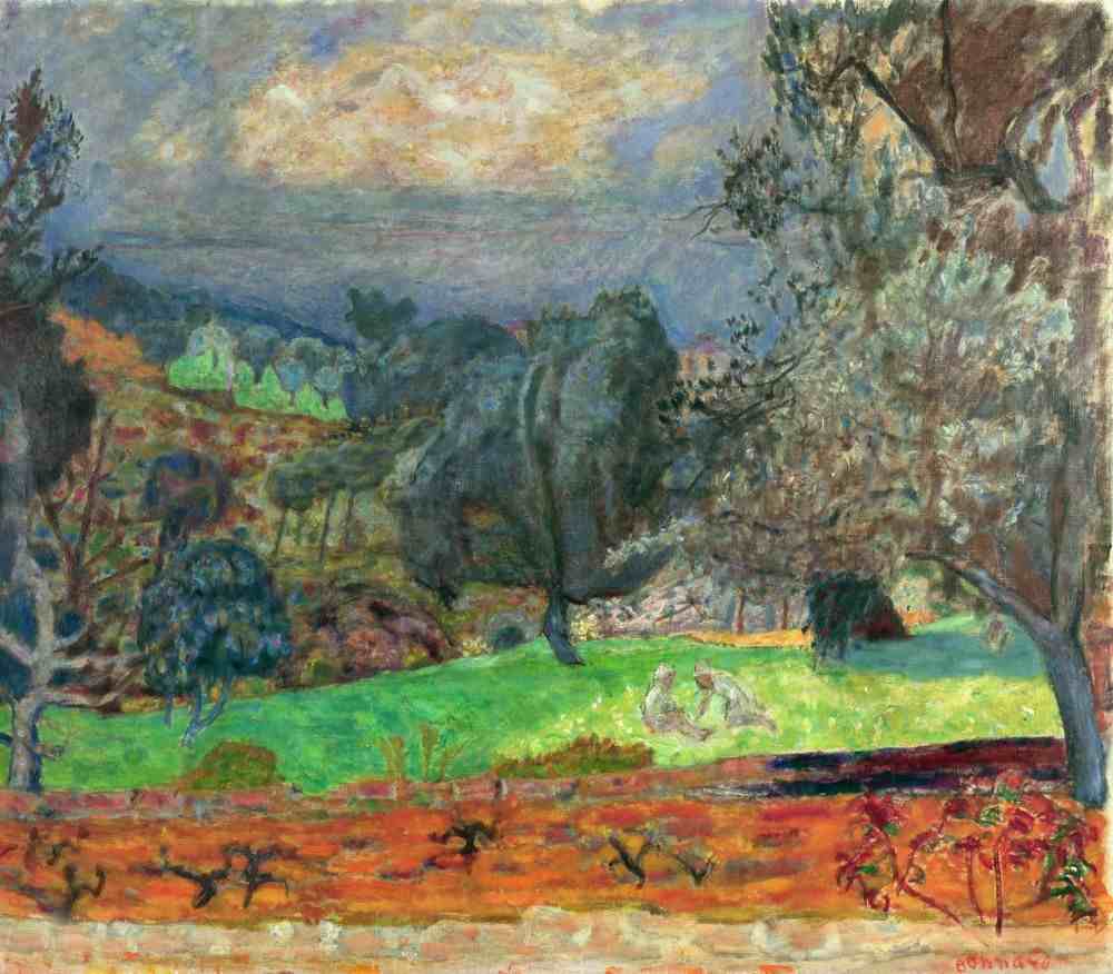 Landscape with Setting Sun à Pierre Bonnard