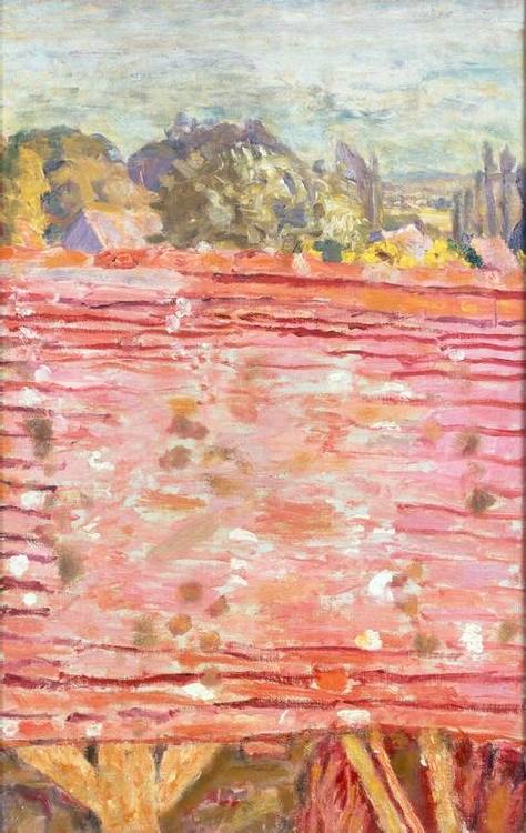 Le Toit rouge à Pierre Bonnard