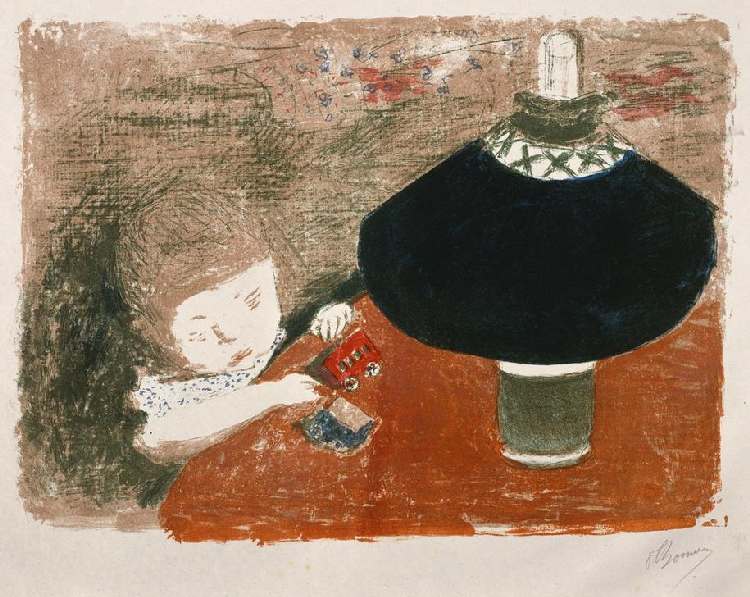 L’Enfant à la lampe à Pierre Bonnard
