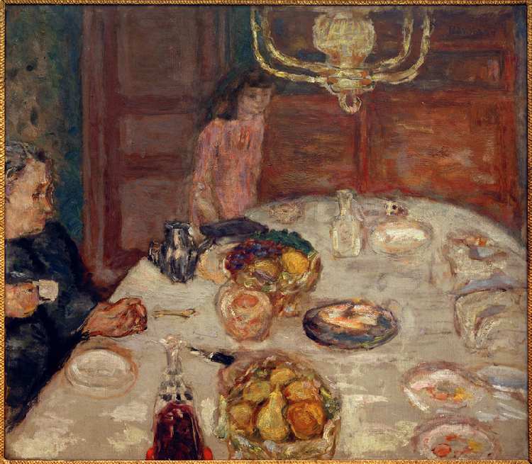 Les Poires (Le Déjeuner au Grand-Lemps) à Pierre Bonnard