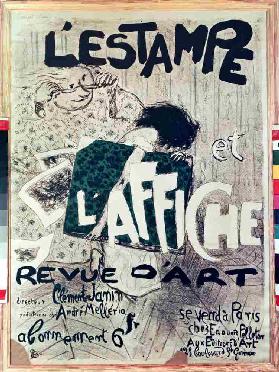 Poster advertising the LEstampe et lAffiche Revue dArt
