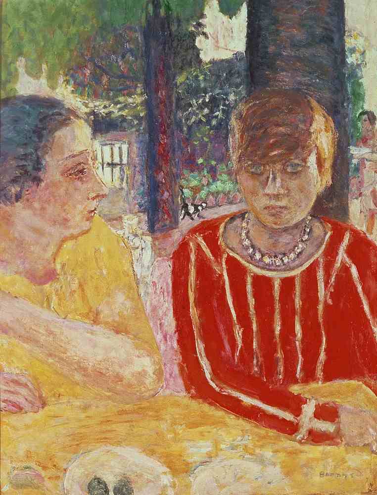 Portrait of Madame Reine Natanson and Marthe Bonnard à Pierre Bonnard