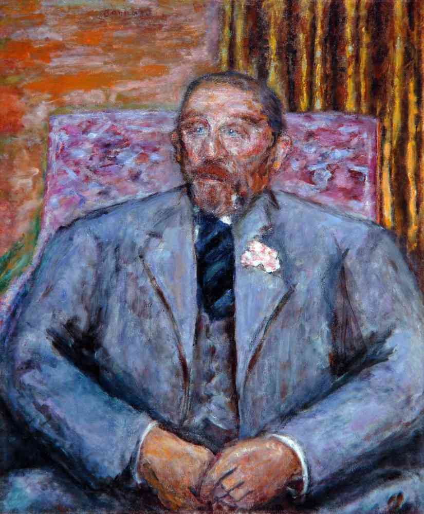 Portrait of Monsieur Monteux à Pierre Bonnard