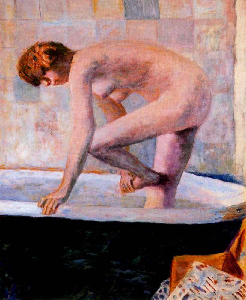 Pink Nude in the Bathtub à Pierre Bonnard