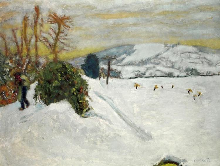 Snowy Landscape in Dauphiné à Pierre Bonnard