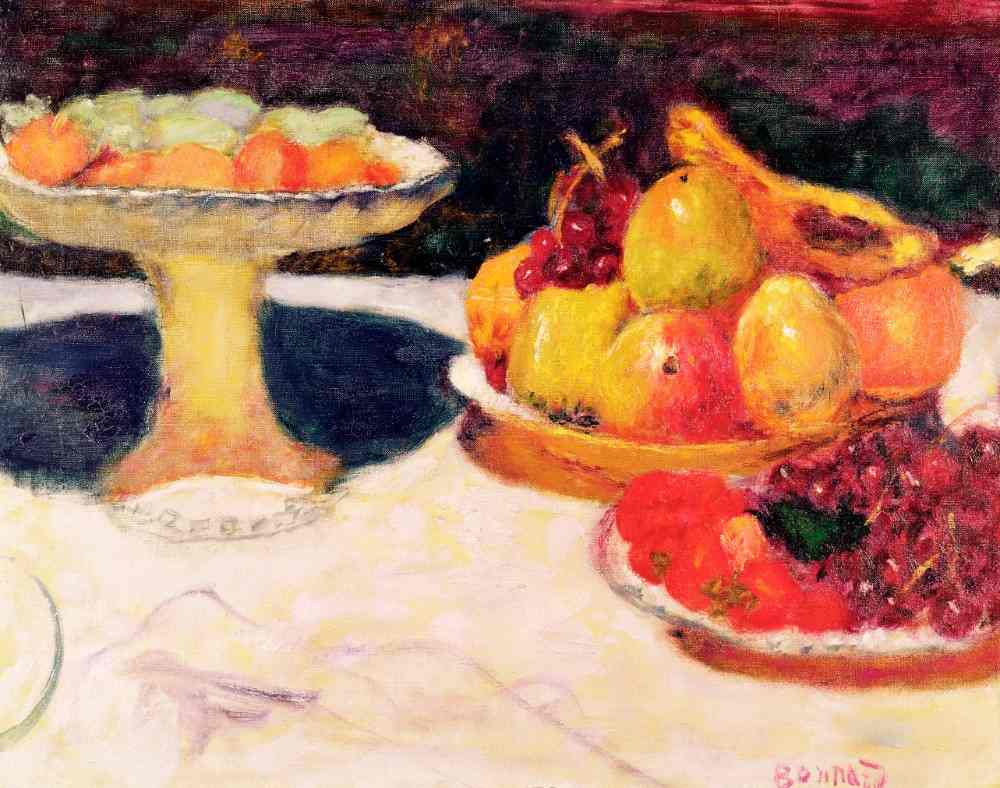 Still Life with a Fruit Bowl à Pierre Bonnard