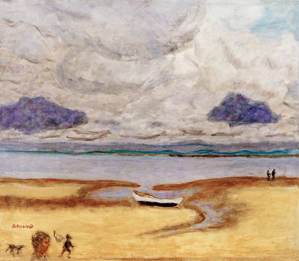 Der Strand bei Ebbe (Ebbe bei Arcachon) à Pierre Bonnard