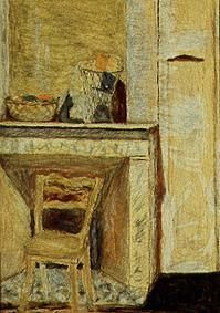 Chaise devant une cheminée à Pierre Bonnard