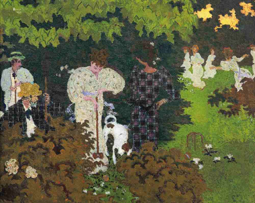 Twilight or The game of croquet à Pierre Bonnard