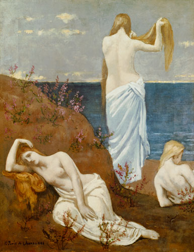 Young Girls by the Sea à Pierre-Cécile Puvis de Chavannes