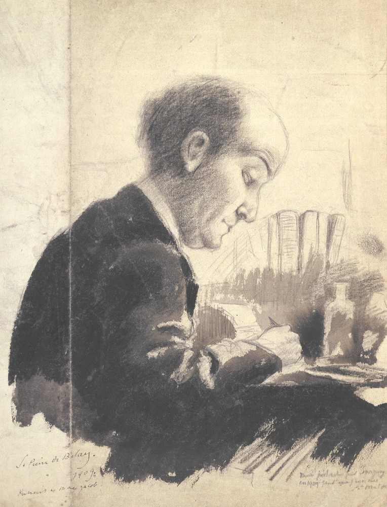 Portrait of Max Jacob à Pierre de Belay