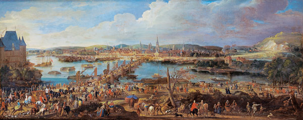 View of Rouen from Saint-Sever à Pierre-Denis Martin