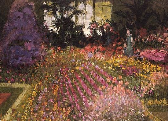The Flower Garden à Pierre-Eugène Montézin