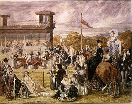 The Races at Longchamp in 1874 à Pierre Gavarni
