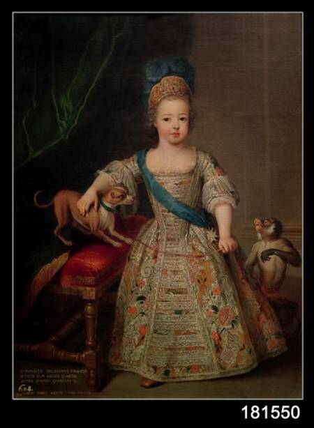 Louis XV (1710-74) as a child à Pierre Gobert