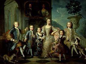 La famille du duc du Valentinois.