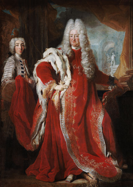 prince électeur Charles III  Philippe von der Pfalz (1661-1742) à Pierre Goudreaux