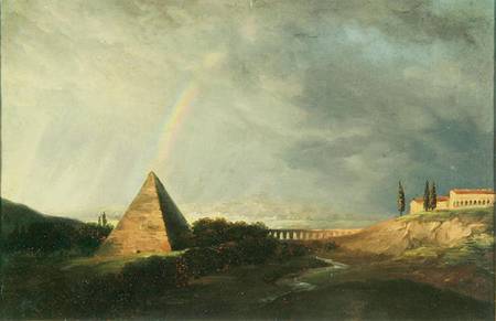 Pyramid and Rainbow à Pierre Henri de Valenciennes