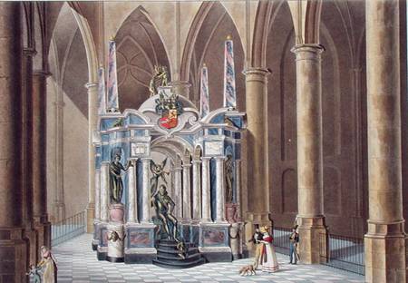 Tomb of William I Prince of Orange at Delft, from 'Choix des Monuments, Edifices et Maisons les plus à Pierre Jacques Goetghebuer