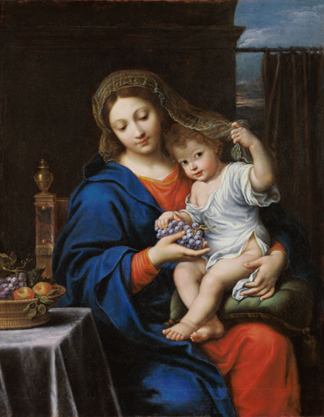 The Virgin of the Grapes, 1640-50 à Pierre Mignard