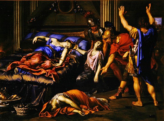 The Death of Cleopatra à Pierre Mignard