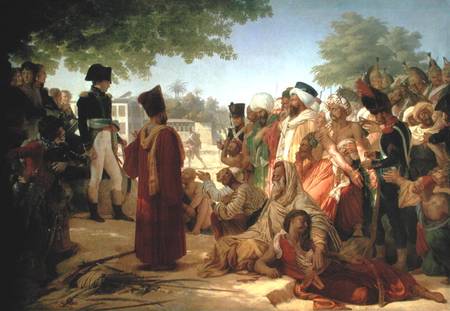 Napoleon Bonaparte (1769-1821) Pardoning the Rebels at Cairo, 23rd October 1798 à Pierre Narcisse Guérin