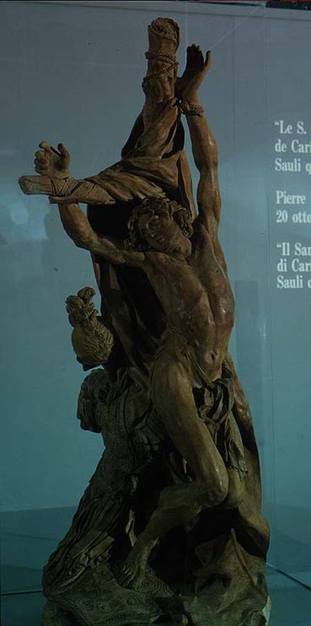 St. Sebastian, sculpture à Pierre  Puget