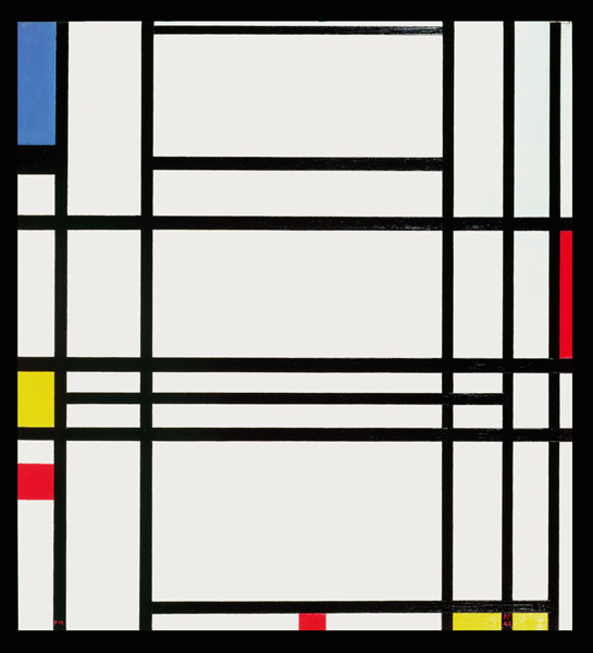 Composition No.10 à Piet Mondrian