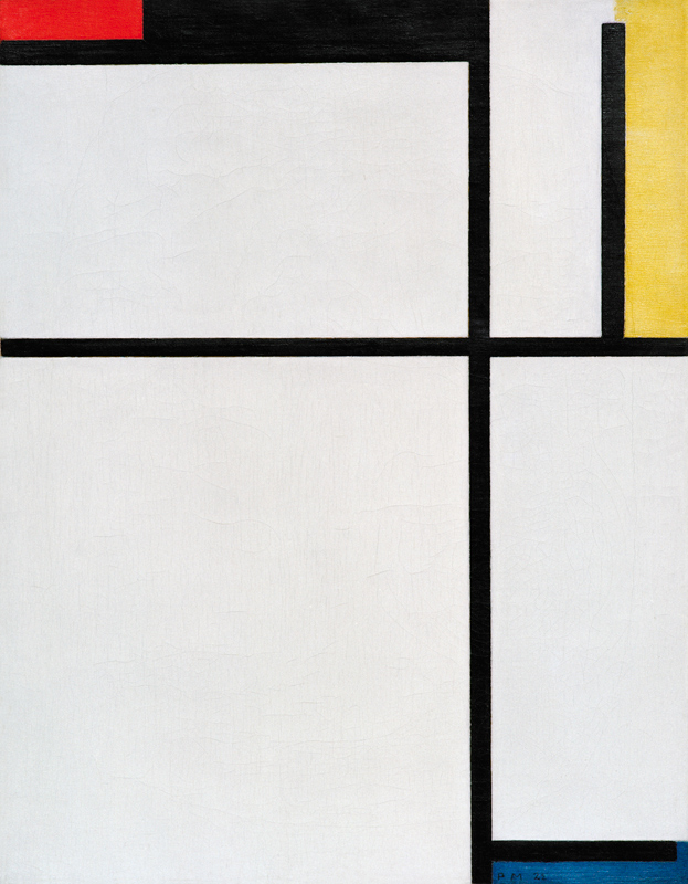 Composition with red… à Piet Mondrian