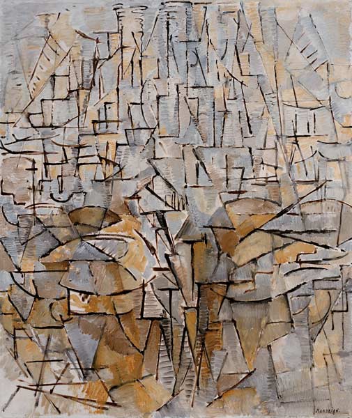 Tableau No. 4; Composition à Piet Mondrian