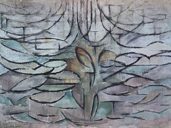 Blühender Apfelbaum à Piet Mondrian