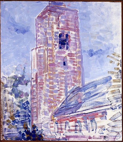 Church at Oostkapelle à Piet Mondrian