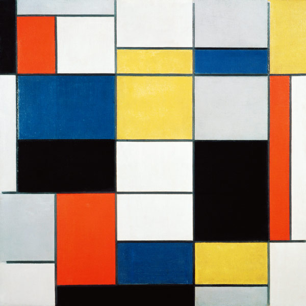 Composition A à Piet Mondrian
