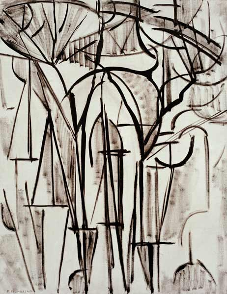 Composition trees I à Piet Mondrian