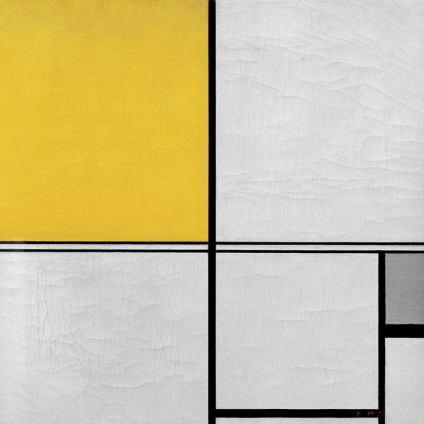 Composition With Double Line à Piet Mondrian