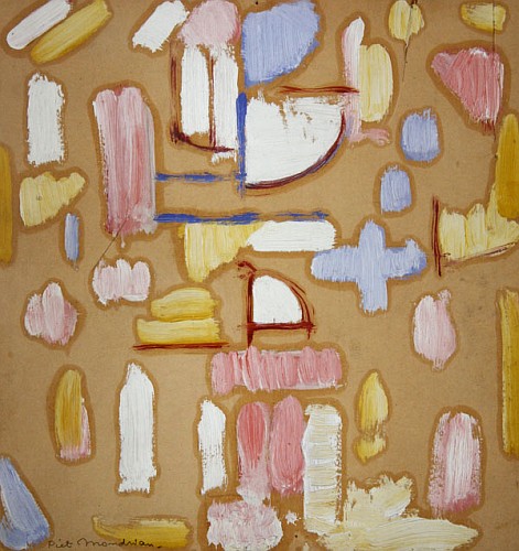 Composition in Pink à Piet Mondrian
