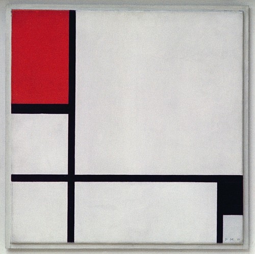 Composition No.1 à Piet Mondrian