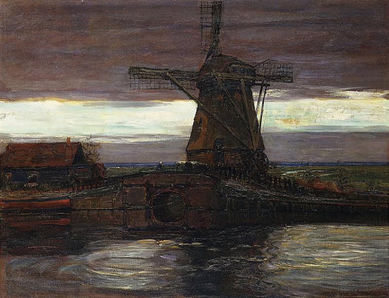 Die Mühle à Piet Mondrian