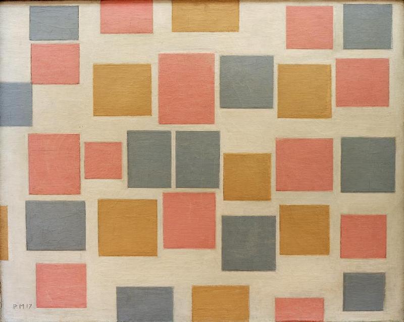 Composition With Coloured… à Piet Mondrian