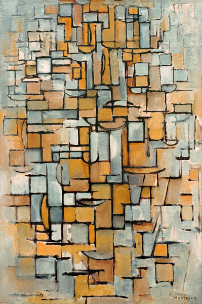 Tableau No. 1; Line Color/1913 à Piet Mondrian