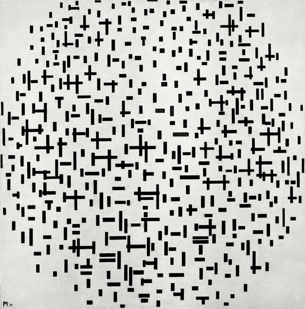 Line Composition à Piet Mondrian