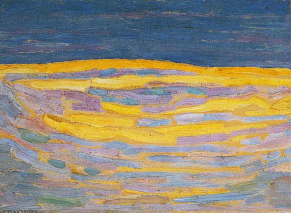 Morgendämmerung. à Piet Mondrian